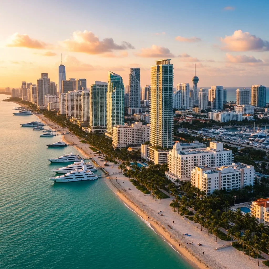 Private jet charter to Miami