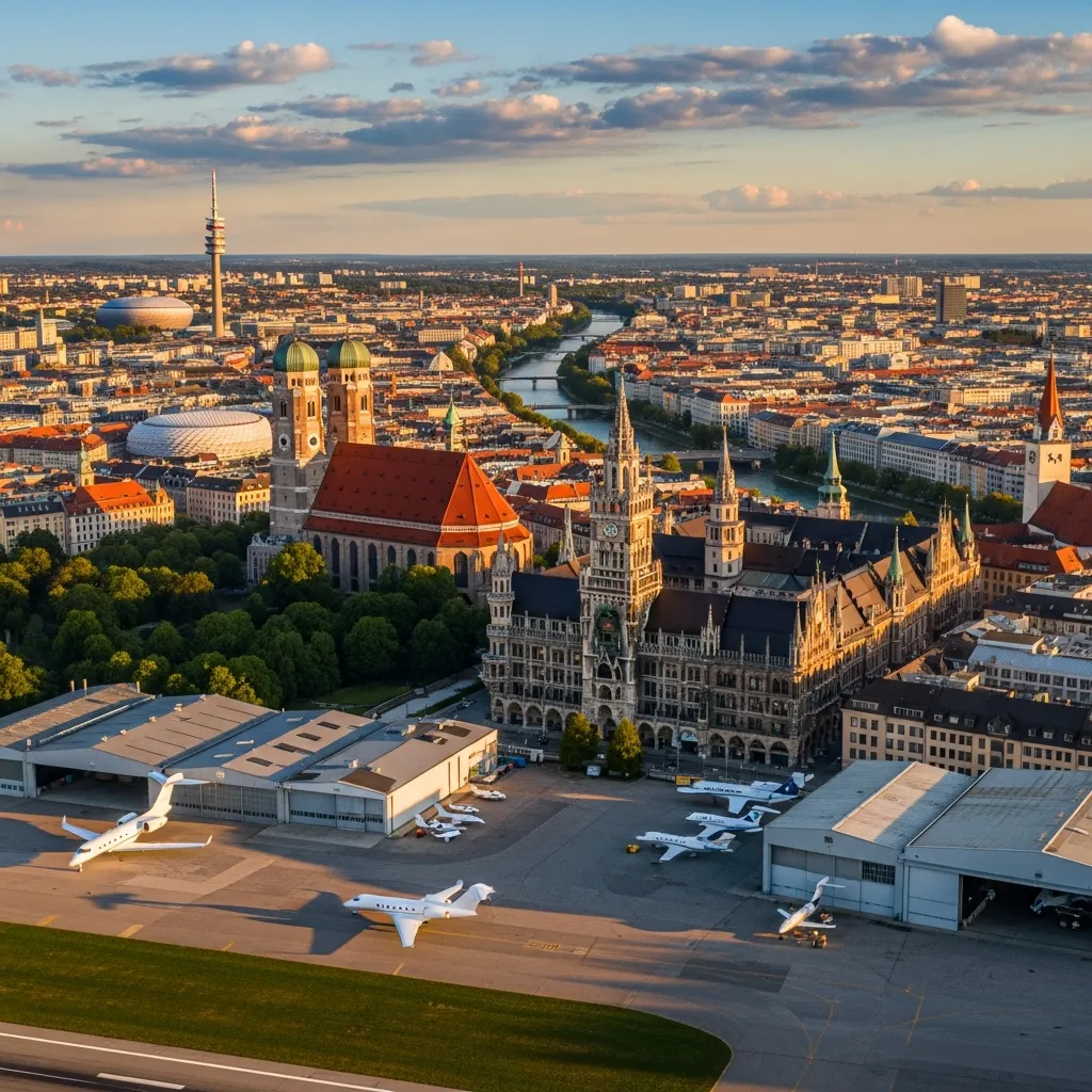 Private jet charter to Munich