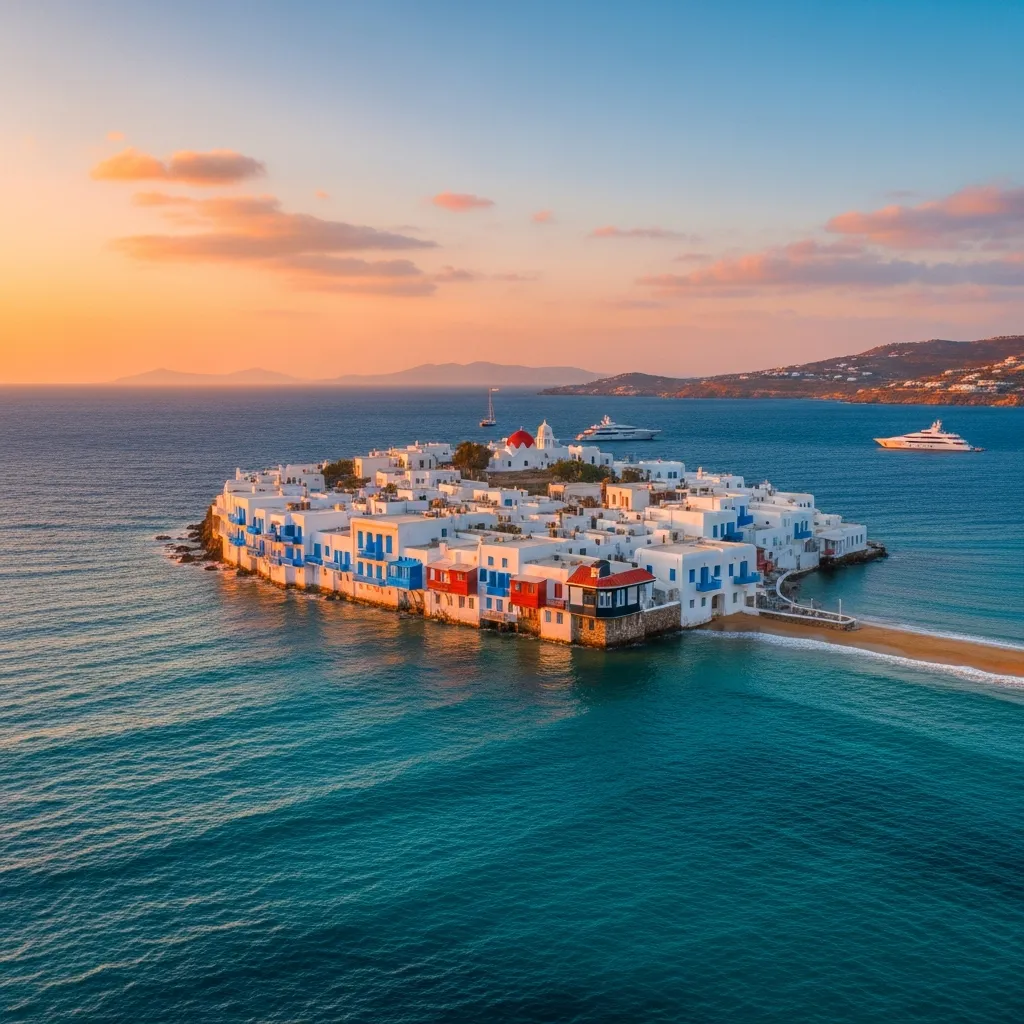 Private jet charter to Mykonos