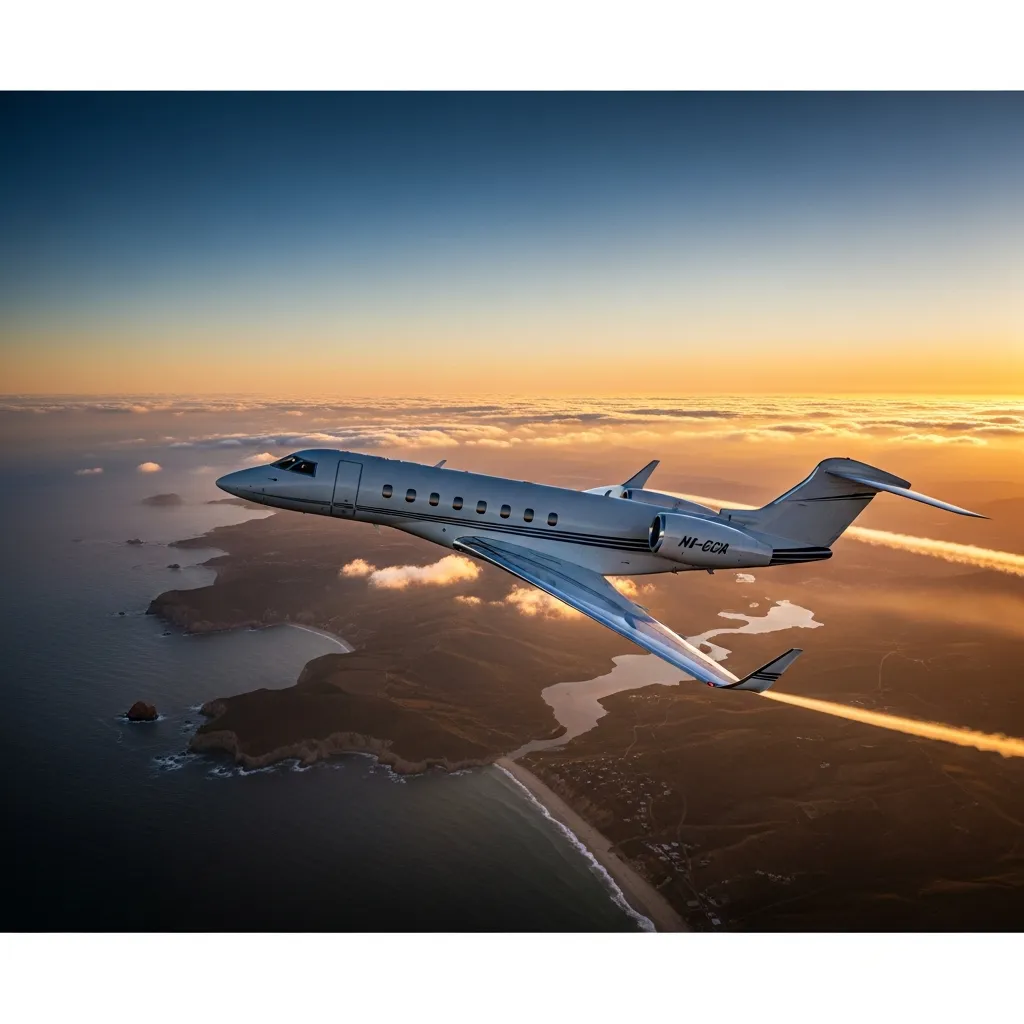 Private jet charter routes and city pairs
