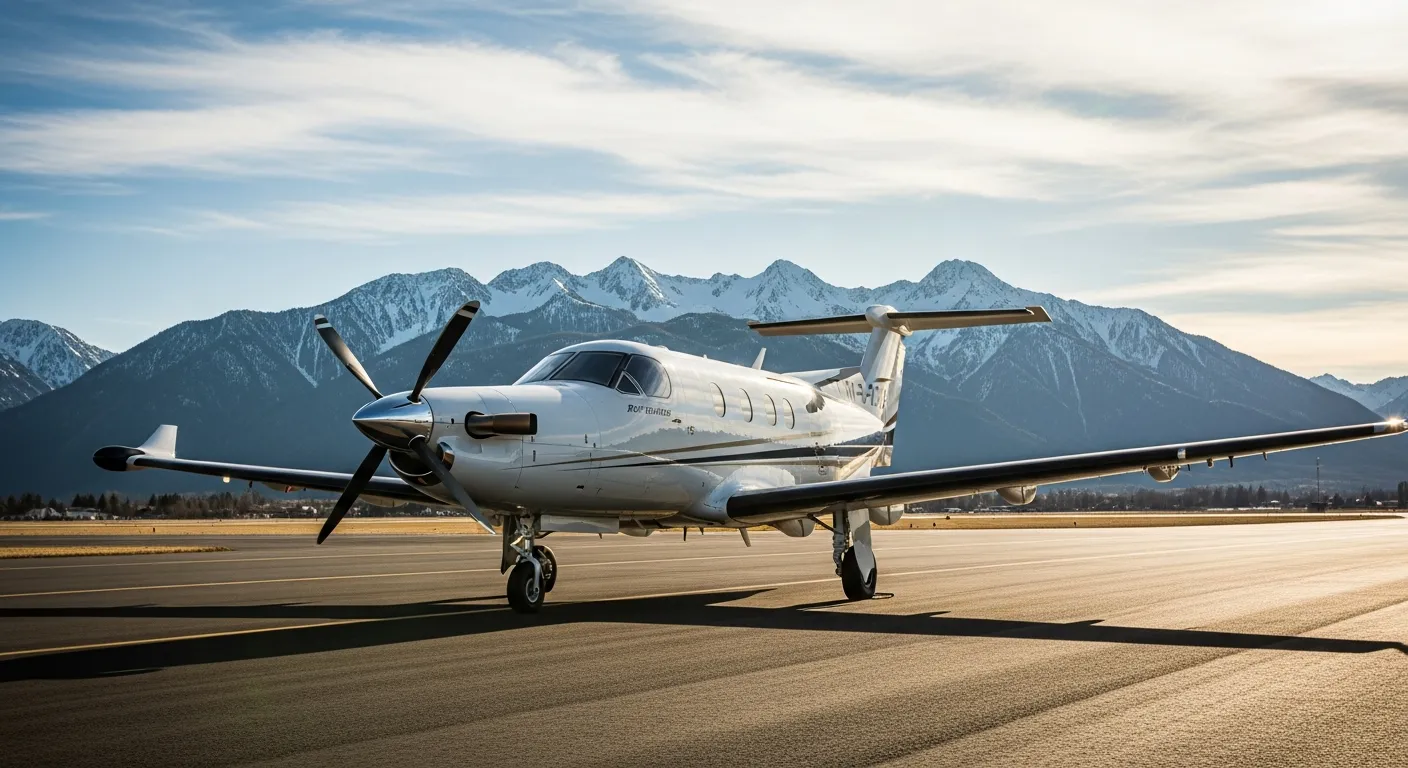 Pilatus PC-12 private jet