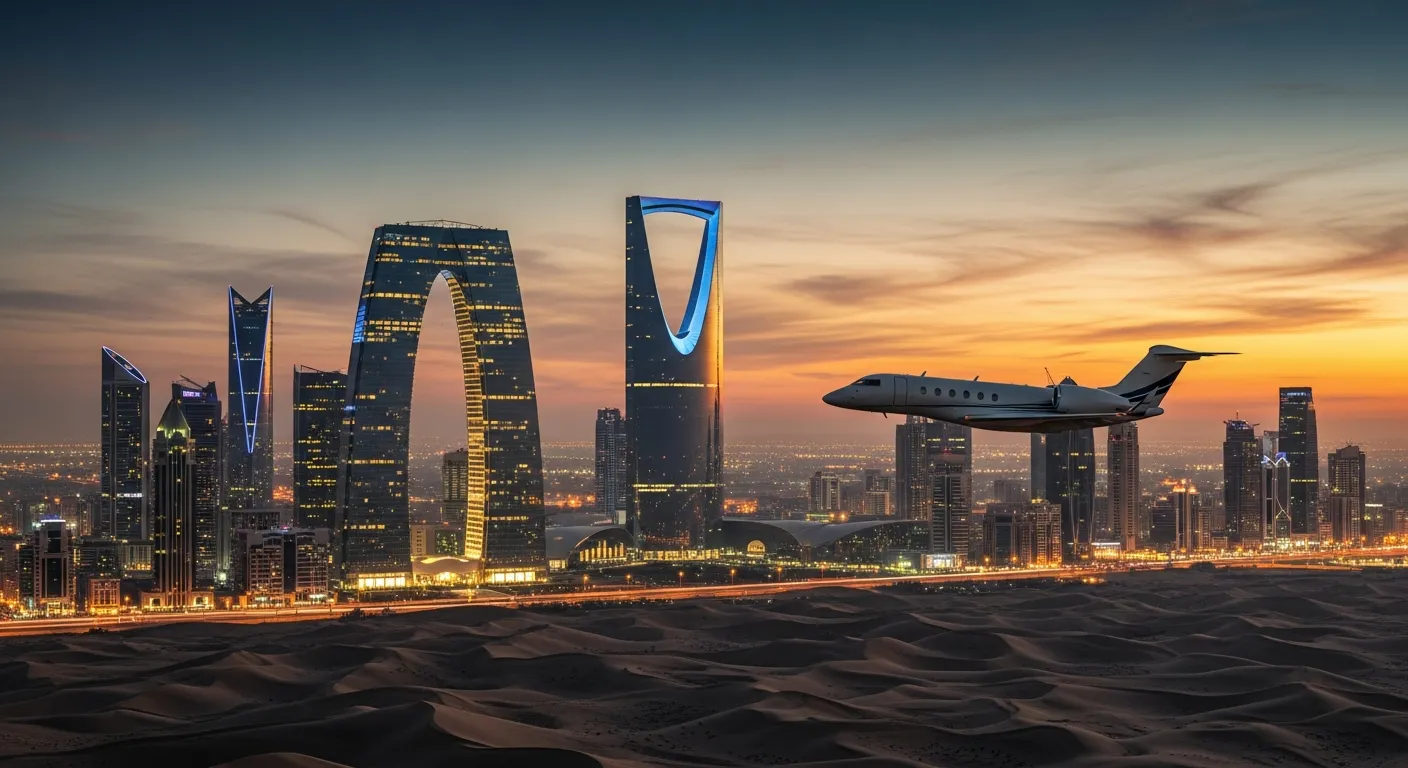 Dubai to Riyadh private jet charter