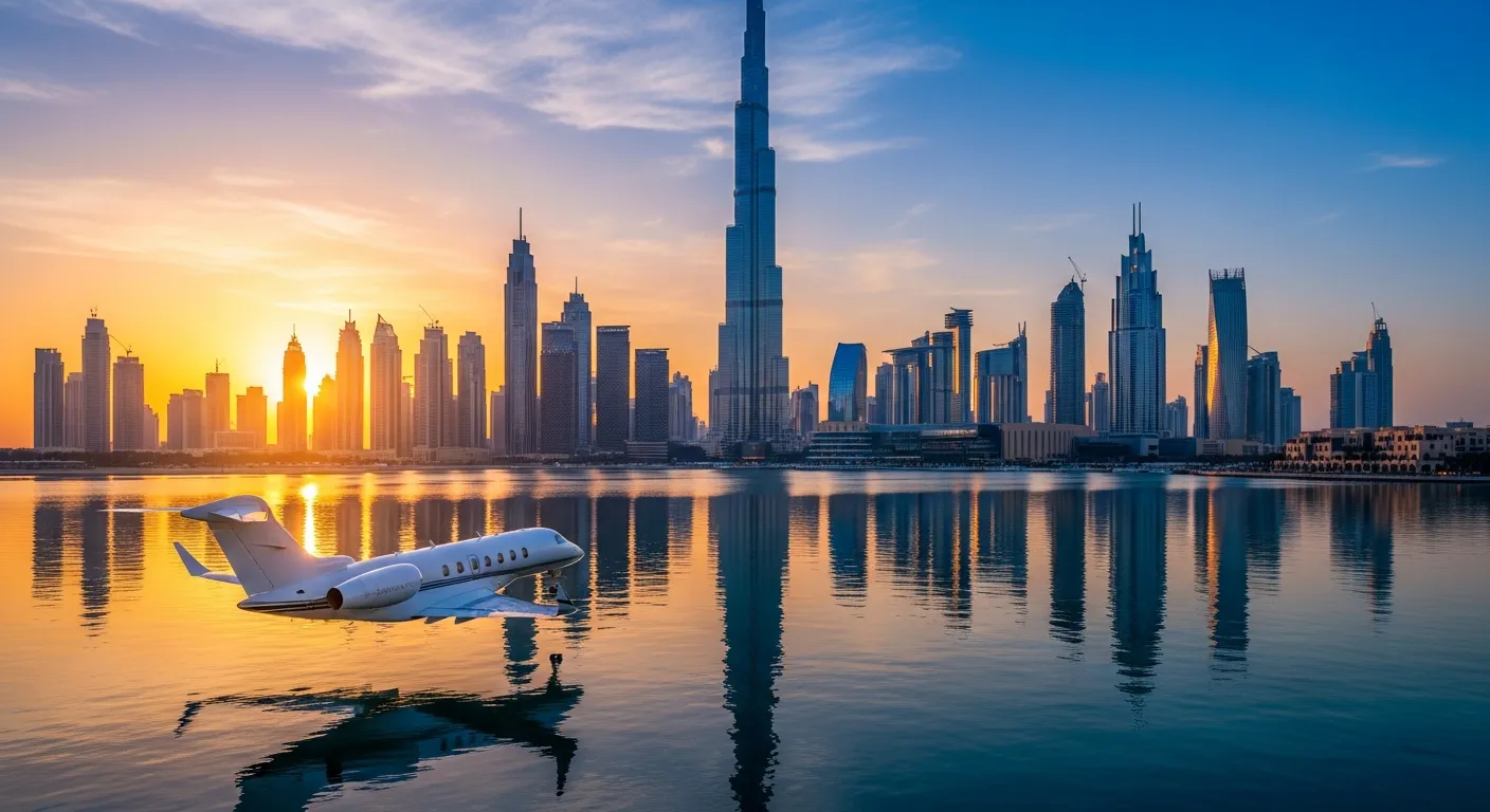 London to Dubai private jet charter