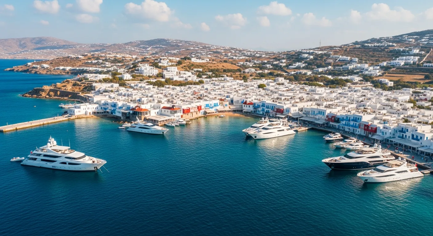 London to Mykonos private jet charter