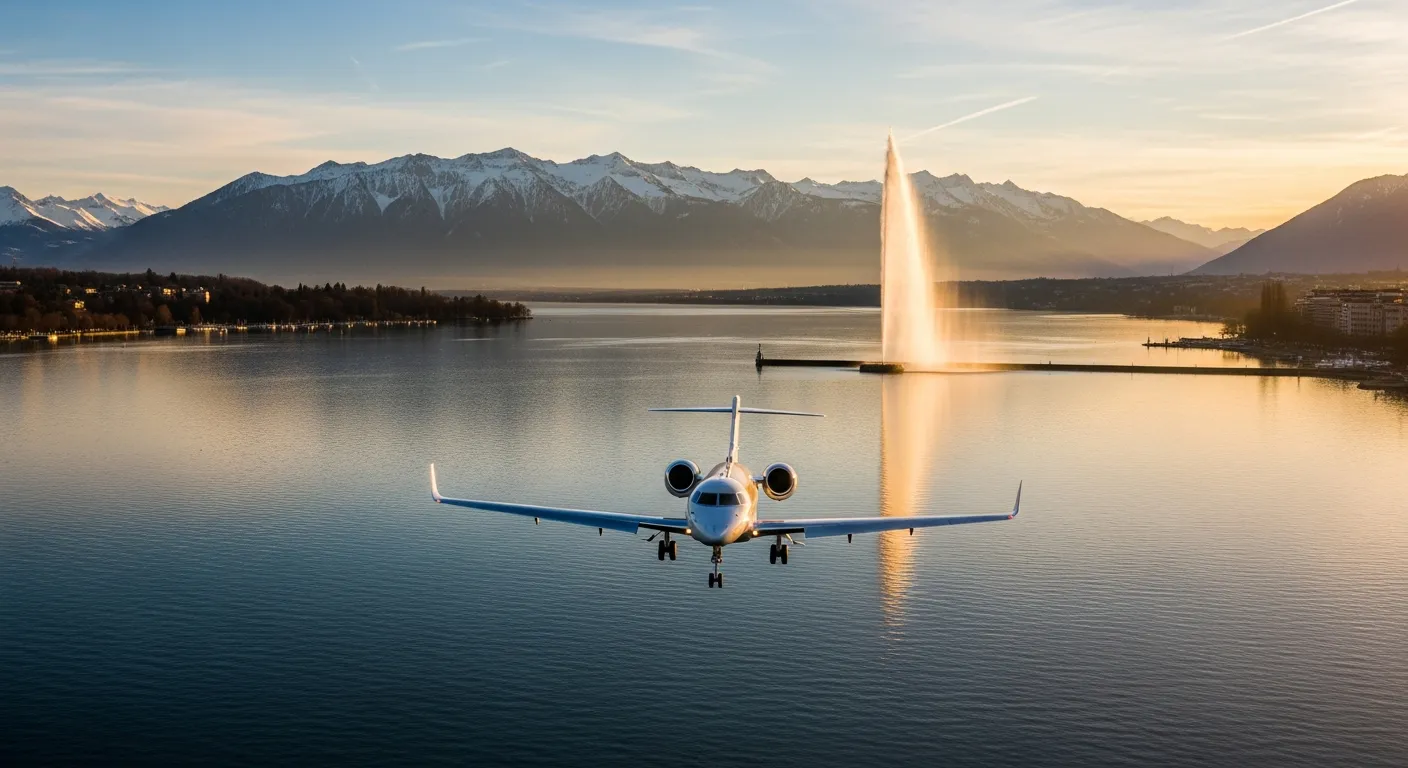 Paris to Geneva private jet charter