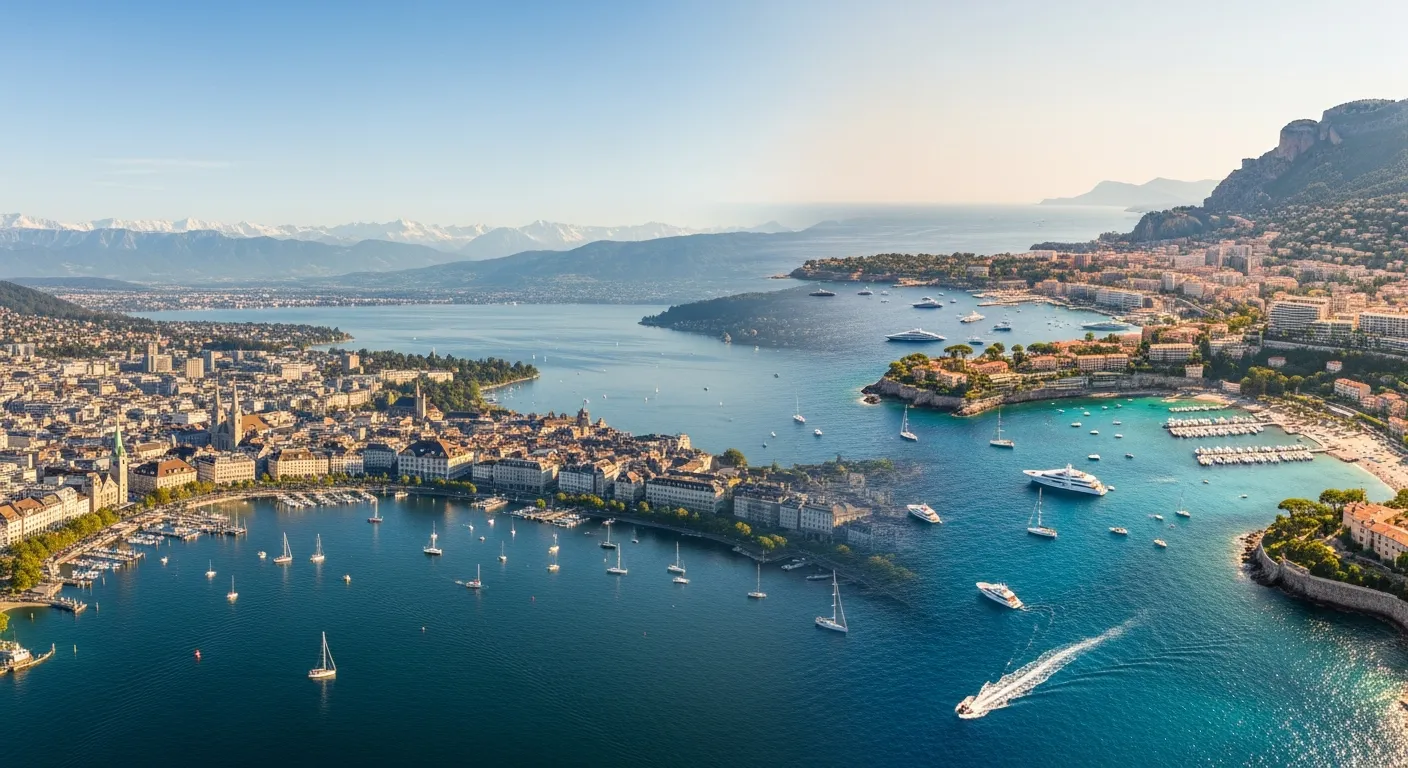 Zurich to Nice private jet charter